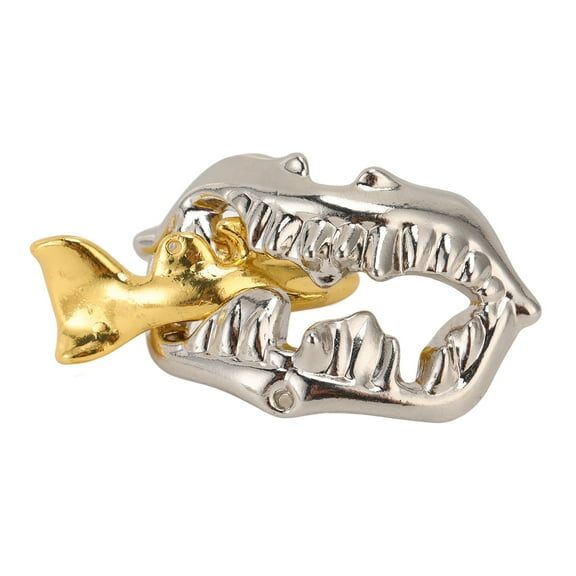 Mind Logic Game Toy, Brain Teaser Puzzle Alloy For Adult Mouth Fish