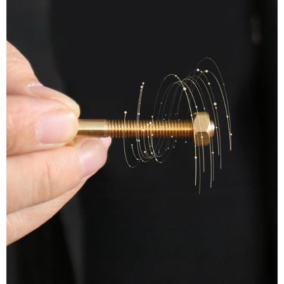 Mind Magic Screw Nut Automatically Disengages Close-Up Magic Tricks Micro Psychic Magic Props Party Games Mentalism Funny Props