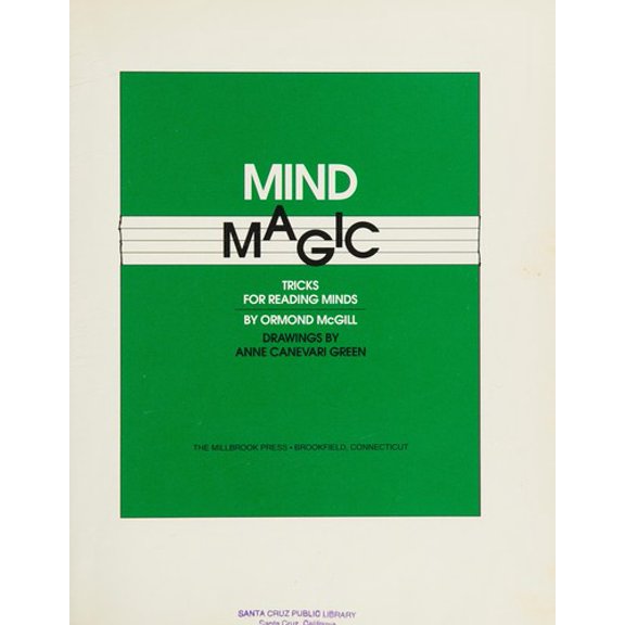 Pre-Owned Mind Magic: Tricks for Reading Minds (Hardcover) 1562944657 9781562944650