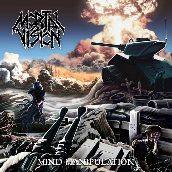 Mortal Vision Mind Manipulation Orange / Blue Galaxy Effect (Vinyl Record)