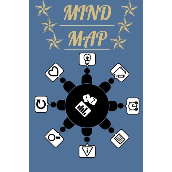 Mind Map: A Powerful Tool For Brainstorming, Planning and Thinking on paper, (Paperback)