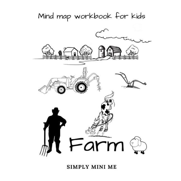Mind Map (for Kids) Mind map workbook for kids - Farm, Book 10, (Paperback)
