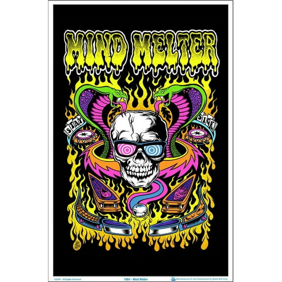 Mind Melter by Dirty Donny Blacklight Poster 23" x 35"