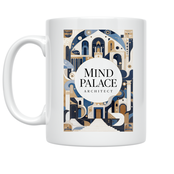 Mind Palace Architect Design - Knowledge Management Enthusiast - 11 oz Ceramic Coffee Mug