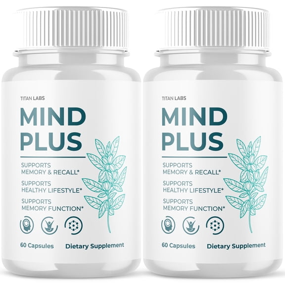 Mind Plus Advanced Brain Support Formula Supplement MindPlus 120 Capsules
