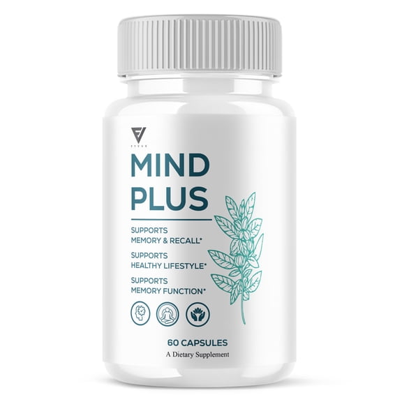 Mind Plus Brain and Memory Support , MindPlus Supplement (60 Capsules)