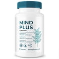 thumbnail image 1 of Mind Plus Pills – Daily Formula with a Natural Blend to Help Maintain Focus, Memory & Concentration | Clean, Gentle, Easy-to-Swallow Capsules for Everyday Sharpness (60 Capsules), 1 of 10