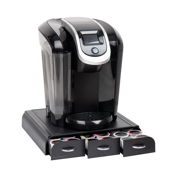 Mind Reader 3-Drawer Coffee Pod Organizer, 36-Pod Capacity, Black