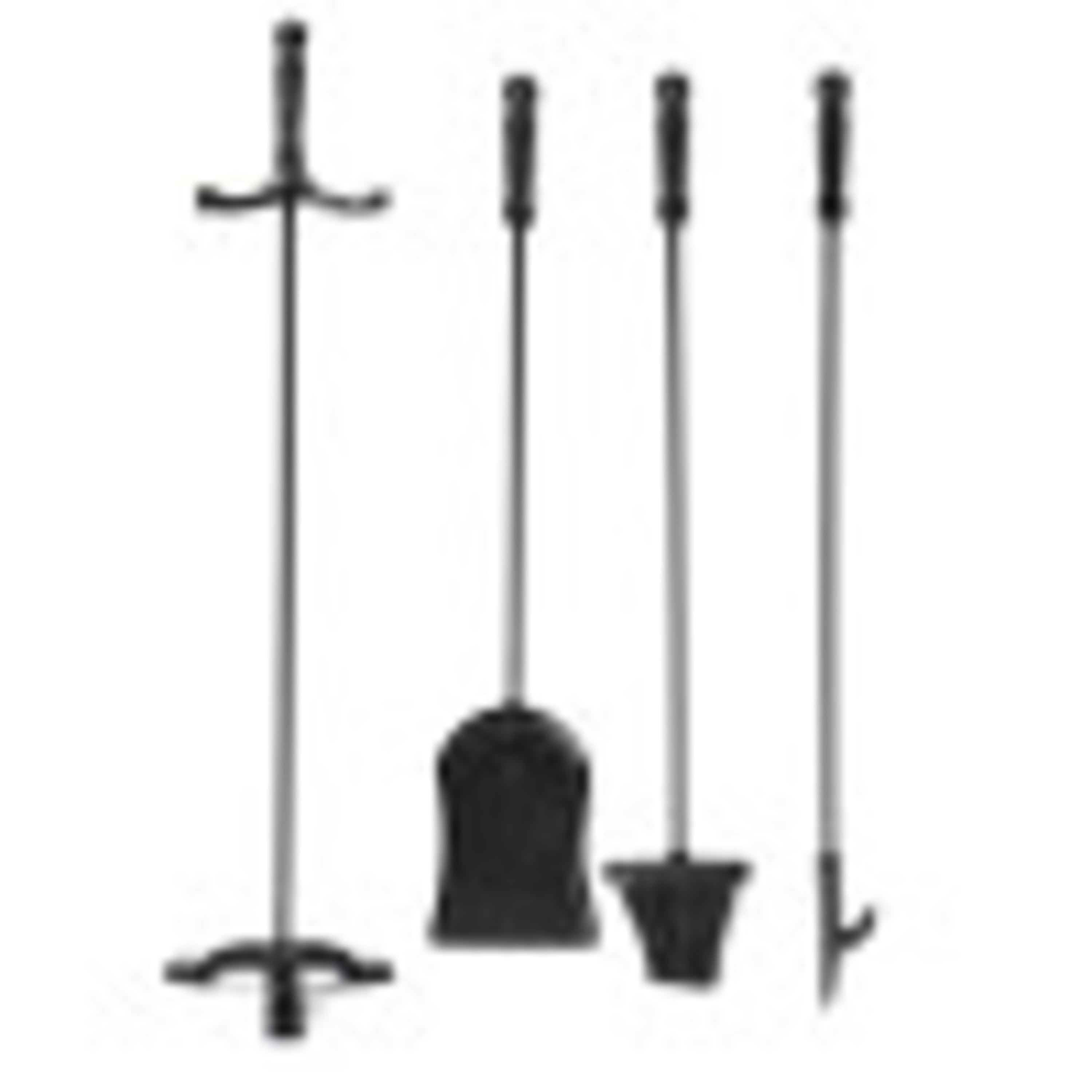 Mind Reader 3 Piece Stand Alone Iron Steel Fireplace Tools