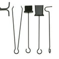 thumbnail image 1 of Mind Reader 4 Piece Stand Alone Fire Place Set, Steel Construction, Includes Stand, Brush, Poker, Shovel/Scooper, Tongs, Black, 1 of 7
