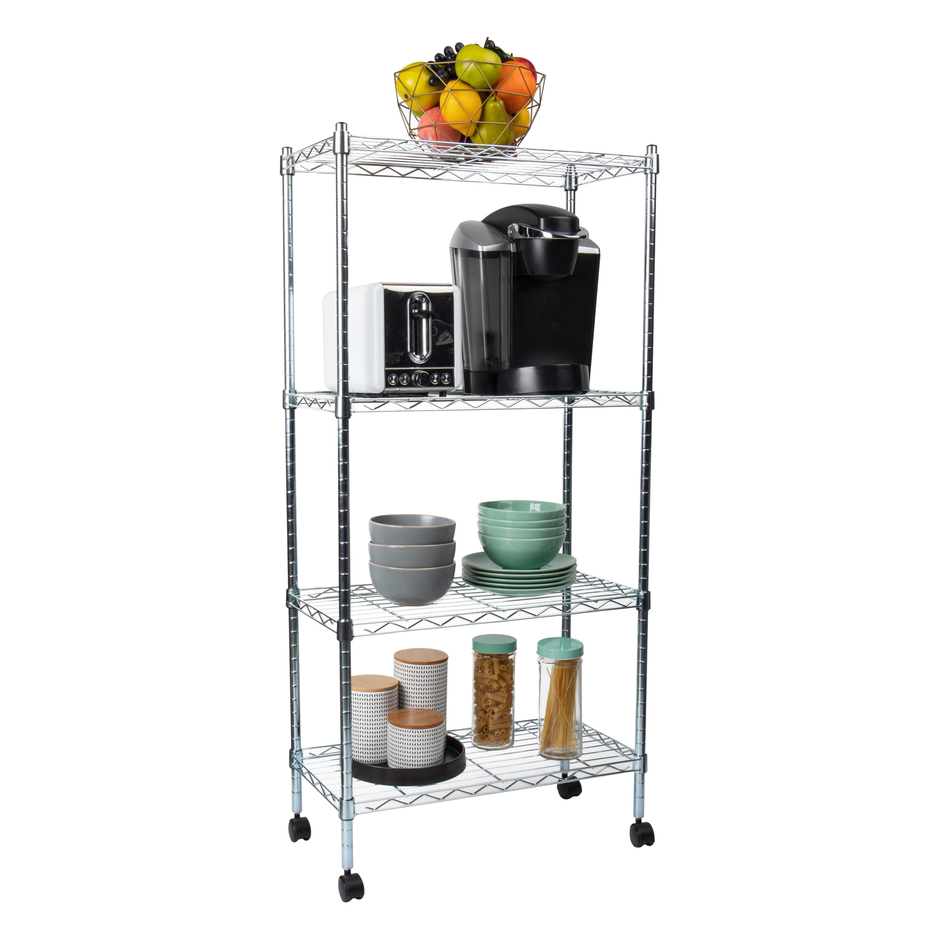 Edifice 4-tier Rolling Basket