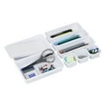 thumbnail image 1 of Mind Reader 8-Pc Drawer Organizer, Desk Organizer, Interlocking, Storage, Kitchen, White, 1 of 8