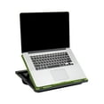 thumbnail image 1 of Mind Reader Adjustable 8 Position Lap Top Desk with Cushions, Green, 1 of 7
