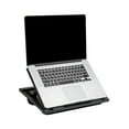 thumbnail image 1 of Mind Reader Adjustable 8 Position Lap Top Desk with Cushions, Monitor Holder, Black, 1 of 10