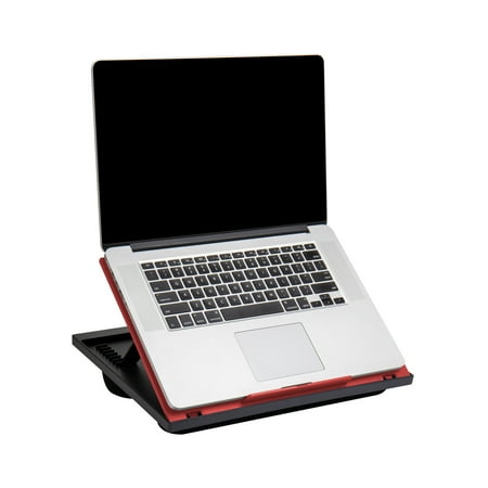 Mind Reader - Adjustable 8 Position Lap Desk - Red