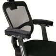 thumbnail image 1 of Mind Reader Air-Cloud Memory Foam Armrest Pads, Office & Gaming Chair Arm Rests, Elbow Support with Washable Cover, Black, 1 of 6