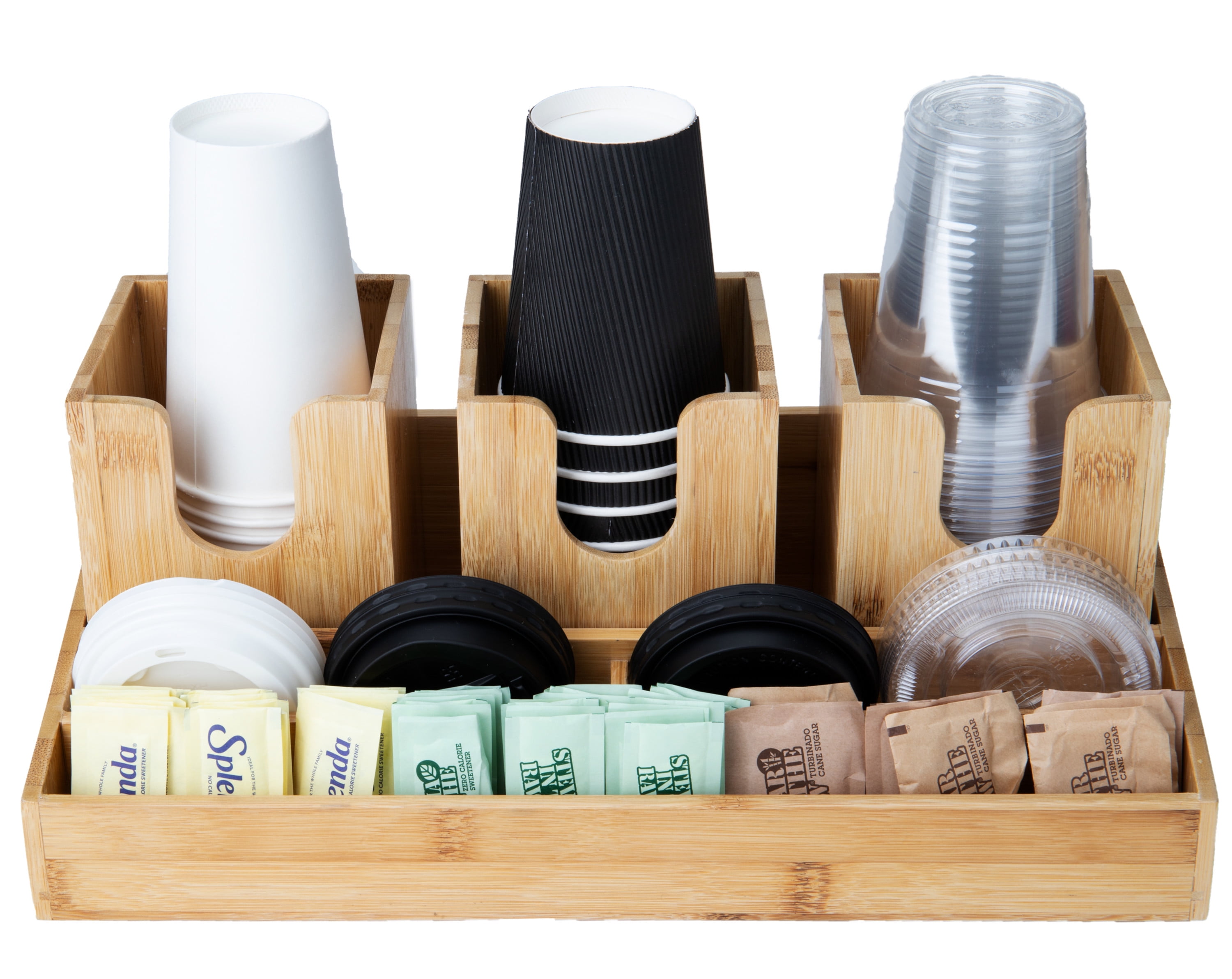 Mind Reader Coffee Condiment and Snack Organizer, Home, Office, Break Room,  Black in the Coffee & Beverage Organization department at