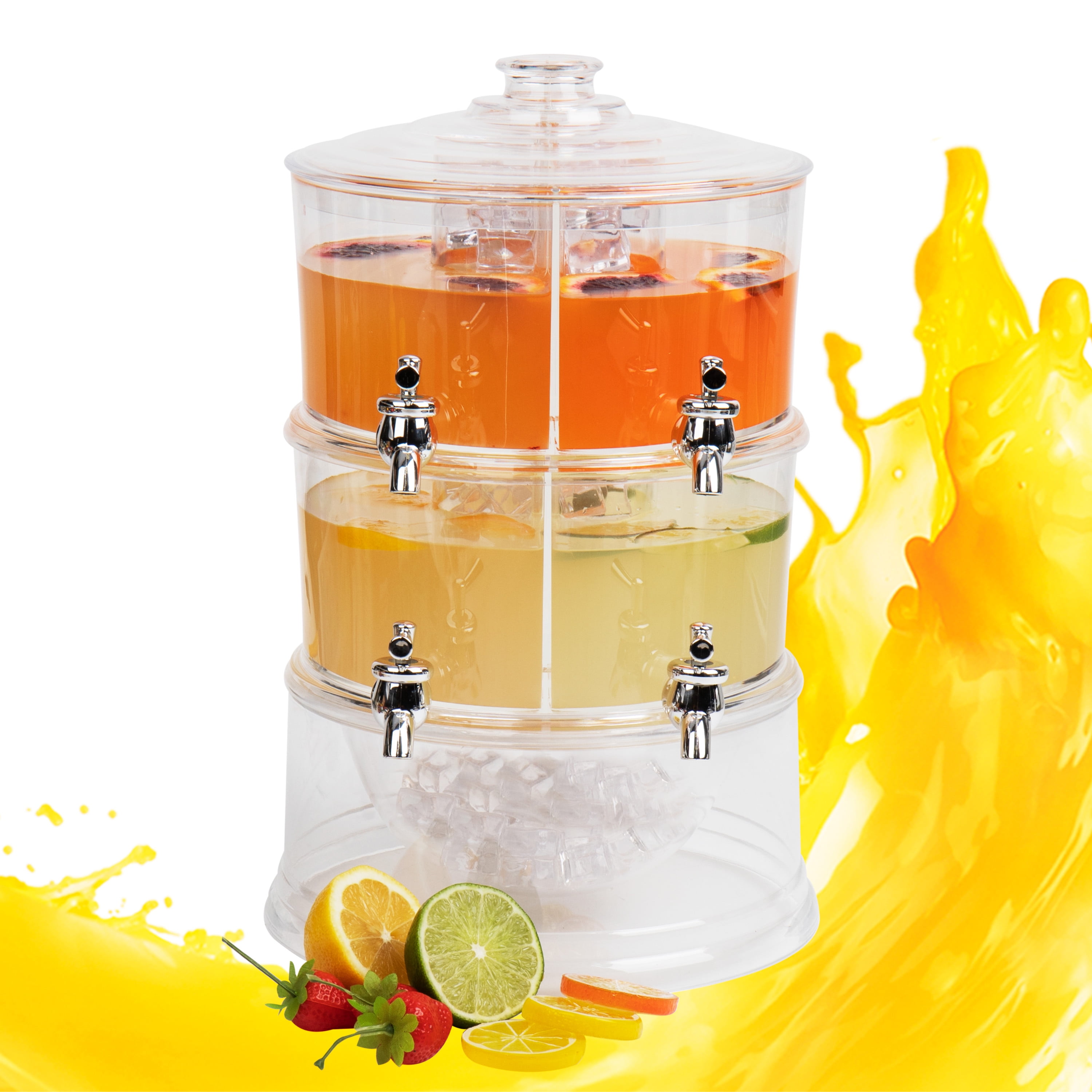 Drink Dispensers Beverage Vendor Large Capacity Party Drink Container With  Spigot Tea Juice Lemonade Storage Dispenser - AliExpress