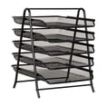 thumbnail image 1 of Mind Reader Desk Organizer with 5 Sliding Trays, Black, 1 of 7