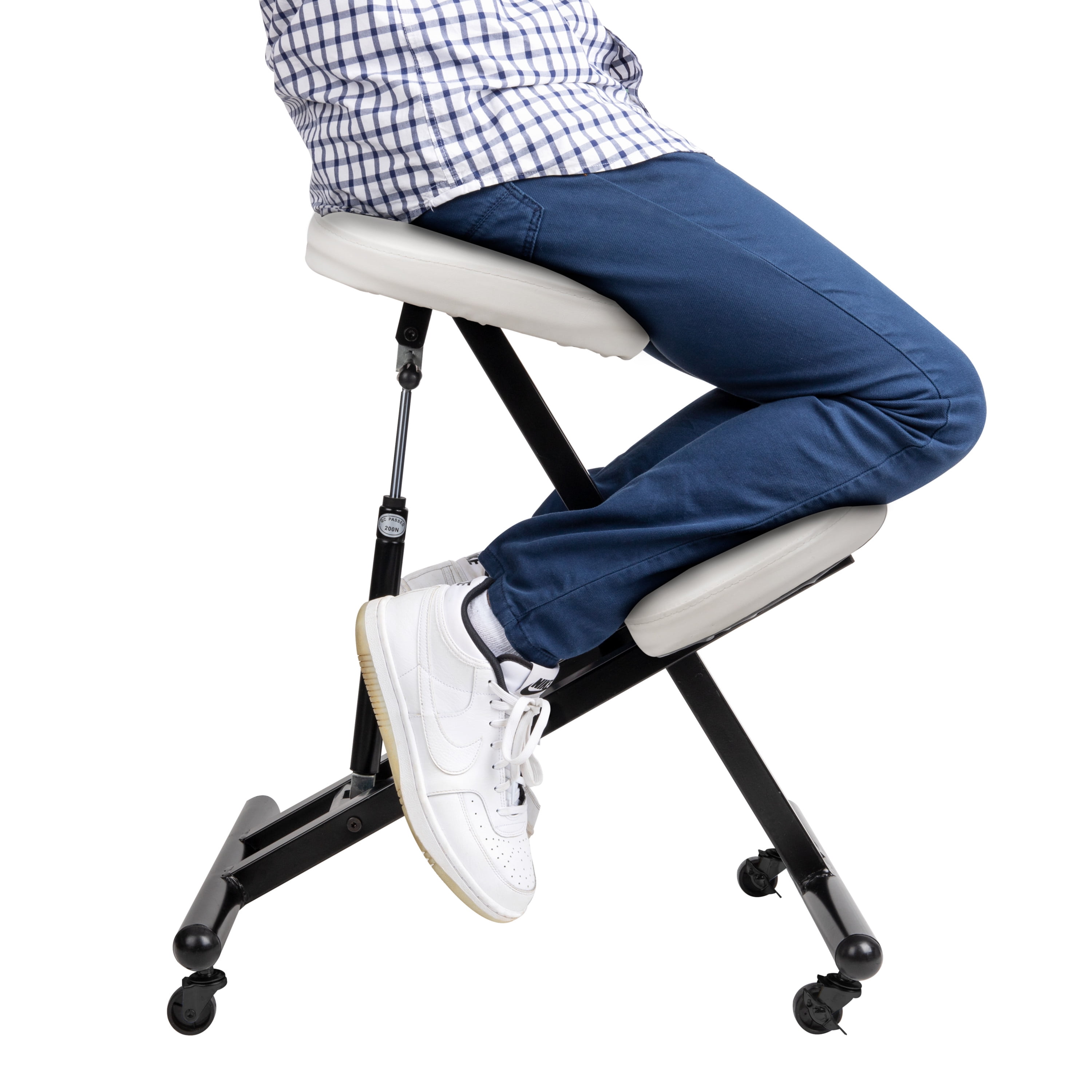 Mind Reader Ergonomic Kneeling Stool Pneumatic Adjustable