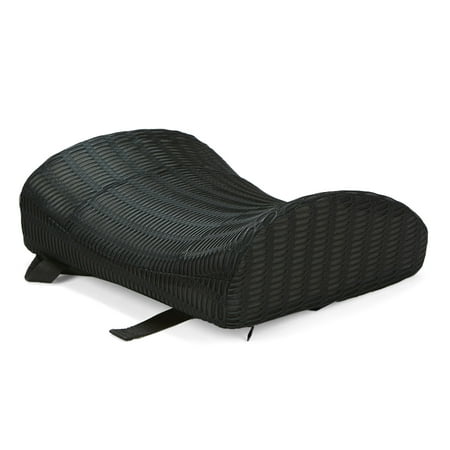 Mind Reader - Memory Foam Lumbar Back Cushion - Black