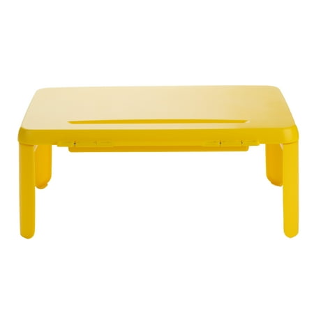 Mind Reader - Folding Lap Desk Portable Laptop - Yellow