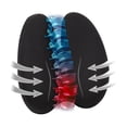 thumbnail image 1 of Mind Reader Lumbar Support Pillow with Air-Cloud Technology, Office Chair Back Cushion, Memory Foam, Black, 1 of 8