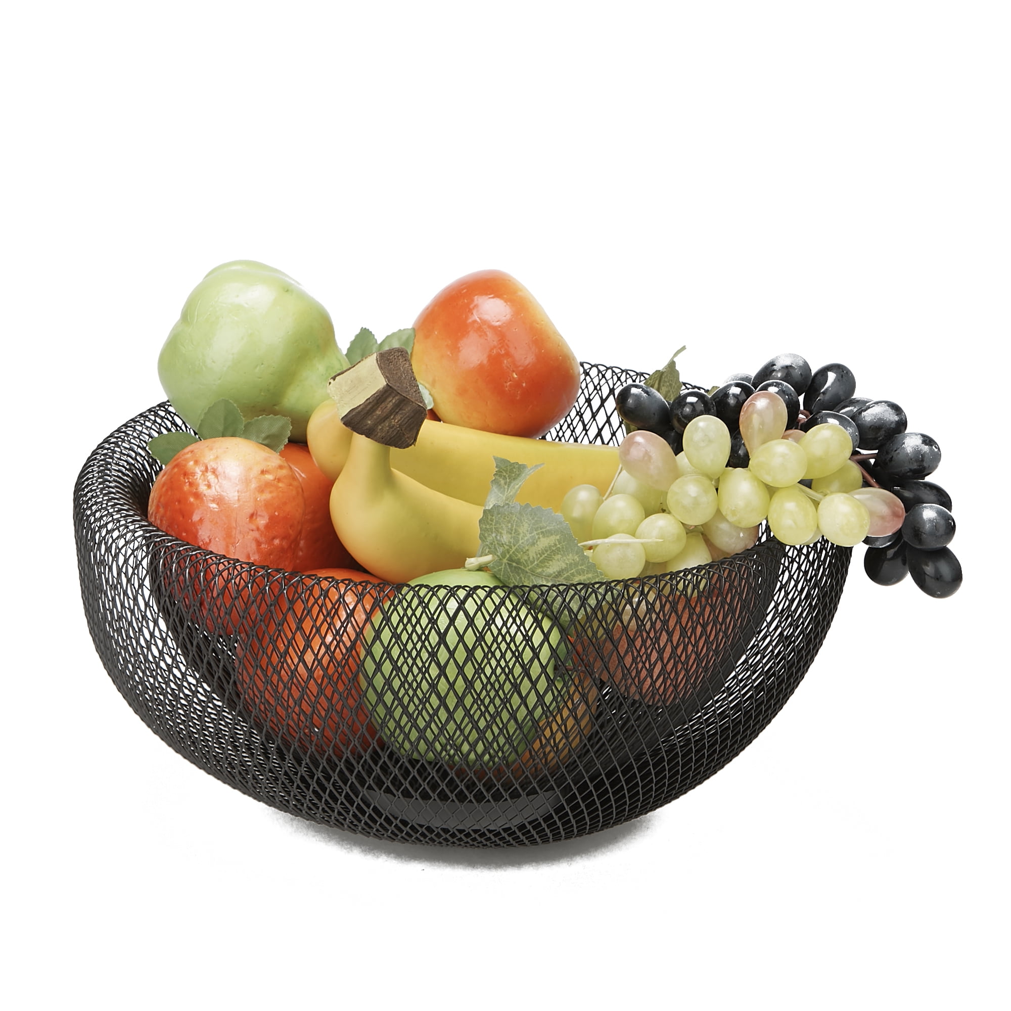 Boat Wire Fruit Basket Black - Mocome Decor