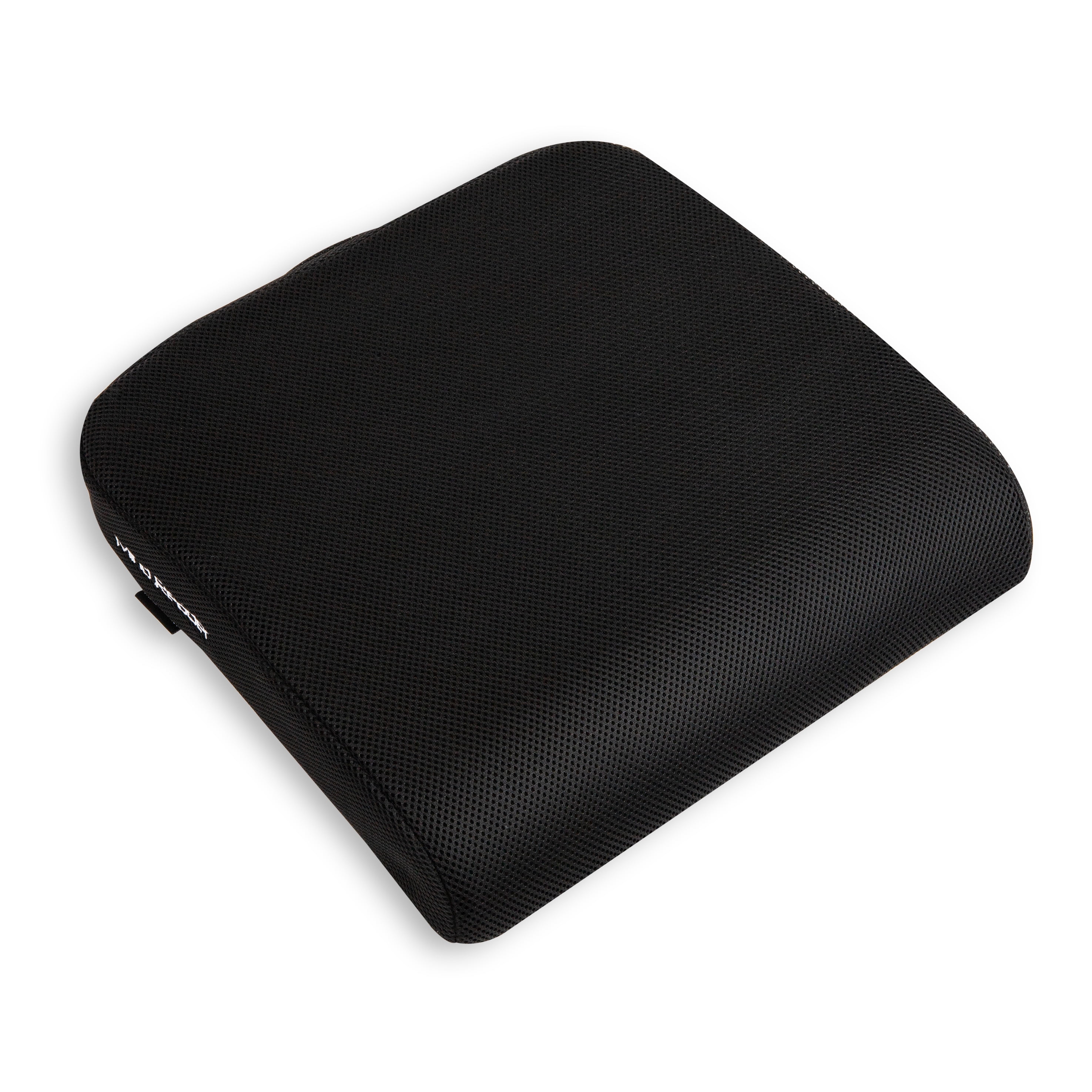 Black Memory Foam Ergonomic Seat Cushion with Mesh Cover