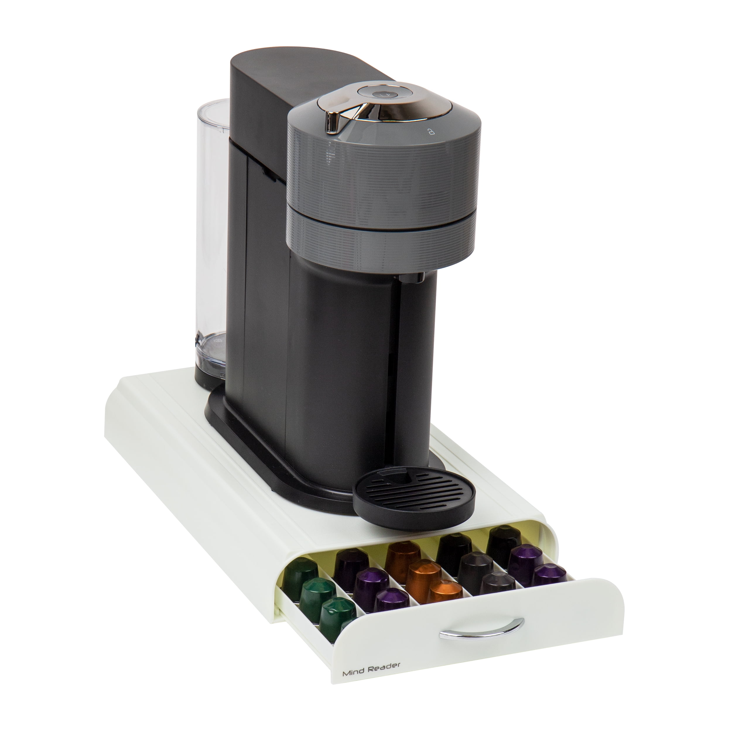 Pod ホワイト 2個セット Mind Reader Nespresso Compatible Capsule Drawer, Countertop