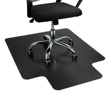 Mind Reader Office Chair Mat For Hardwood Floor, 36" x 48" Inches, Black