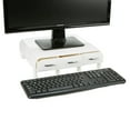thumbnail image 1 of Mind Reader PC, Laptop, IMAC Monitor Stand and Desk Organizer, White, 1 of 7