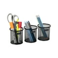 thumbnail image 1 of Mind Reader Paper Clip Holders, 1-11/16"H x 3-3/8"W x 4-3/16"D, Black, Pack of 3 Paper Clip Holders, 1 of 9