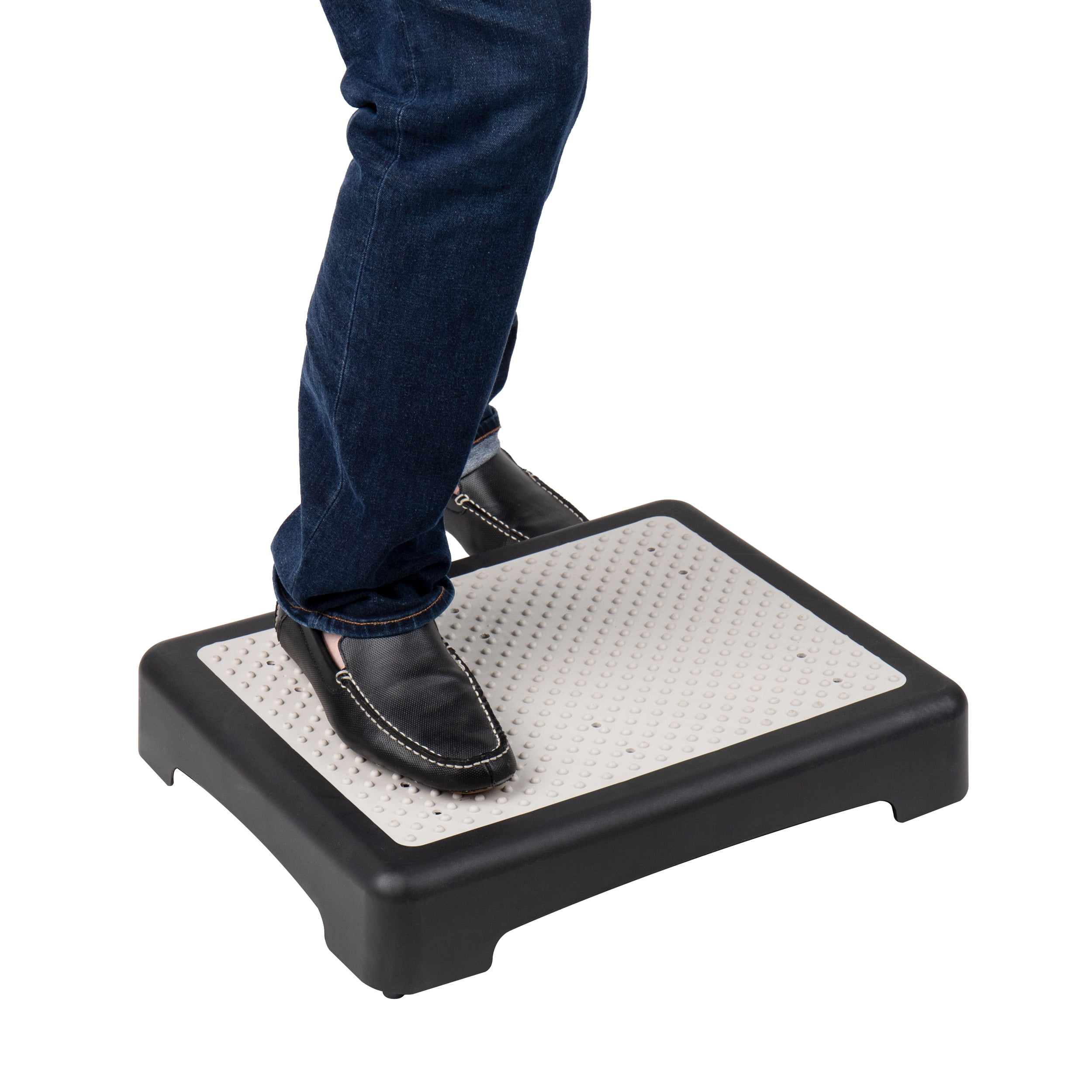 Black and White Foldable Plastic Step Stool for Kids
