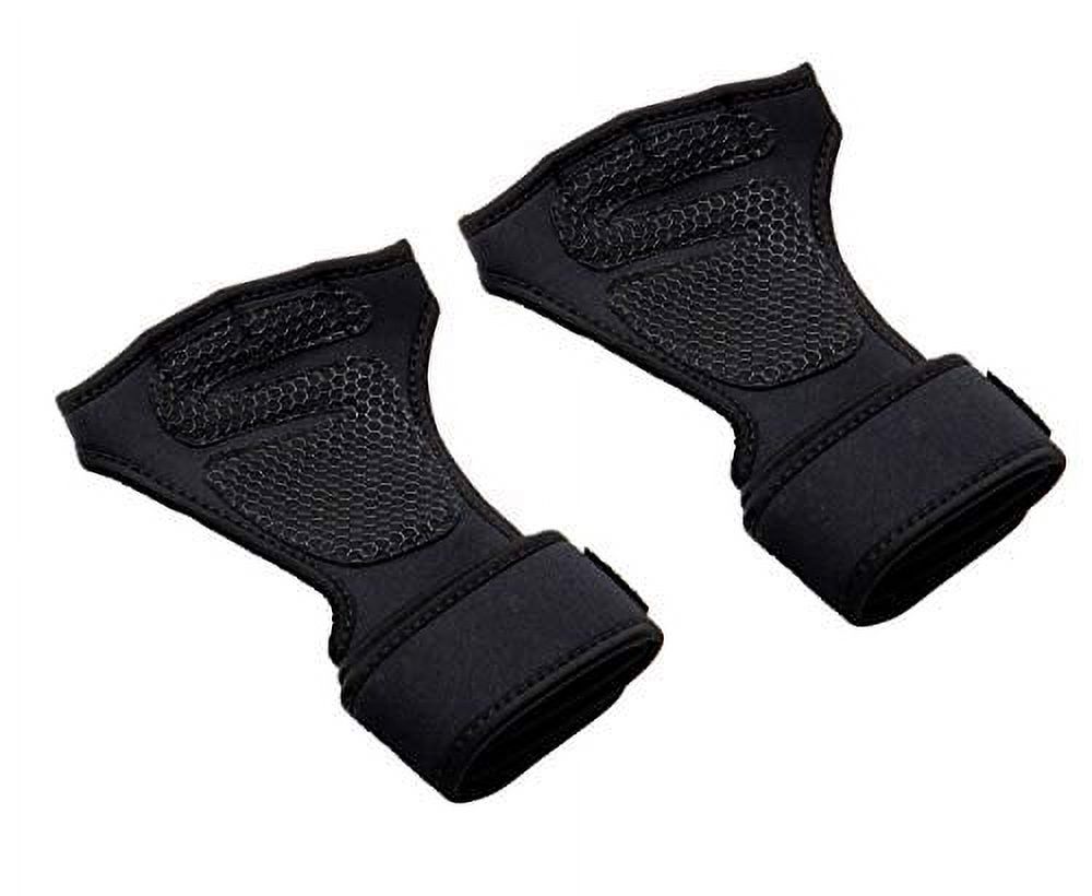 Mind Reader PullUp Glove Set, Secure Finger Holes, Textured NonSlip Grip for ChinUp Bars