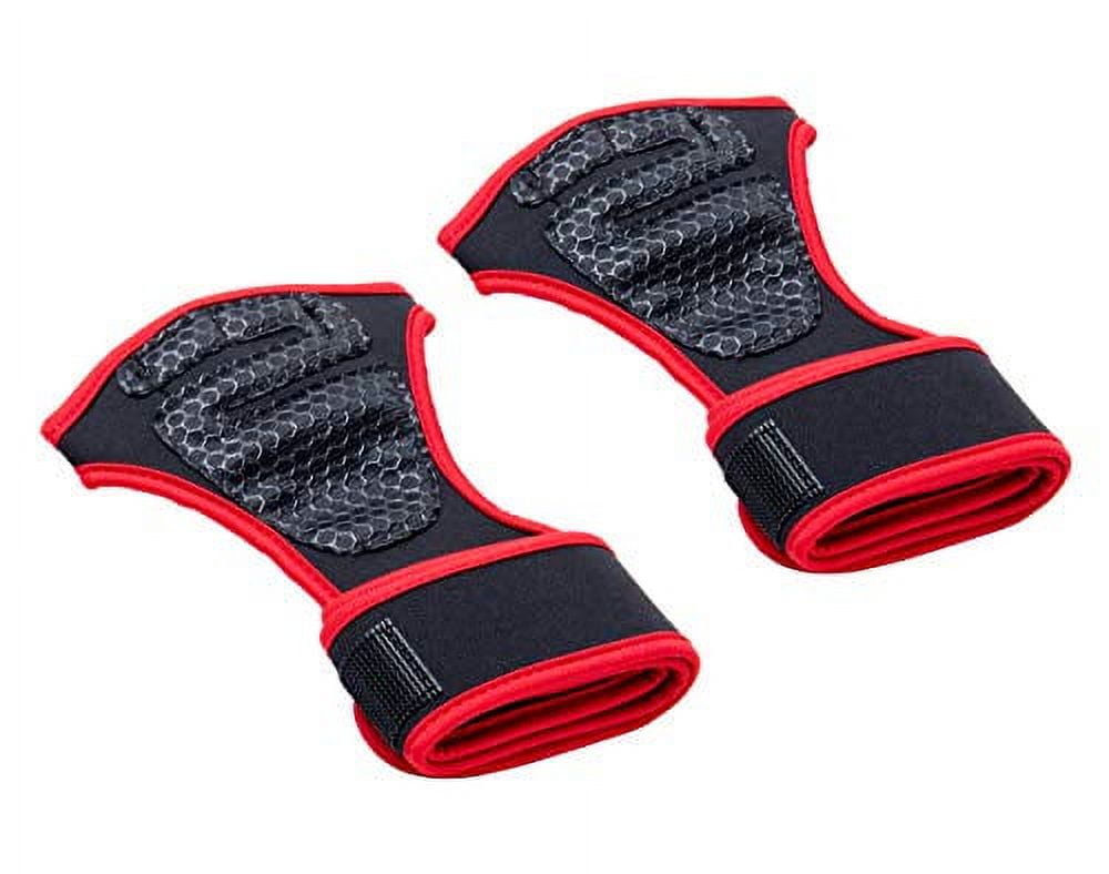 Mind Reader PullUp Glove Set, Secure Finger Holes, Textured NonSlip Grip for ChinUp Bars