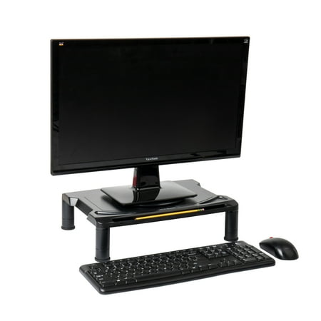 Mind Reader - Rotative Extra Wide Monitor Risers - Black