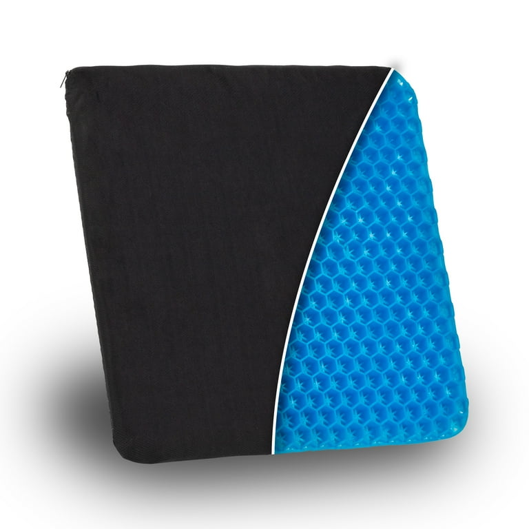 Mind Reader Seat Cushion with Gel Core, Ergonomic Pressure Relief