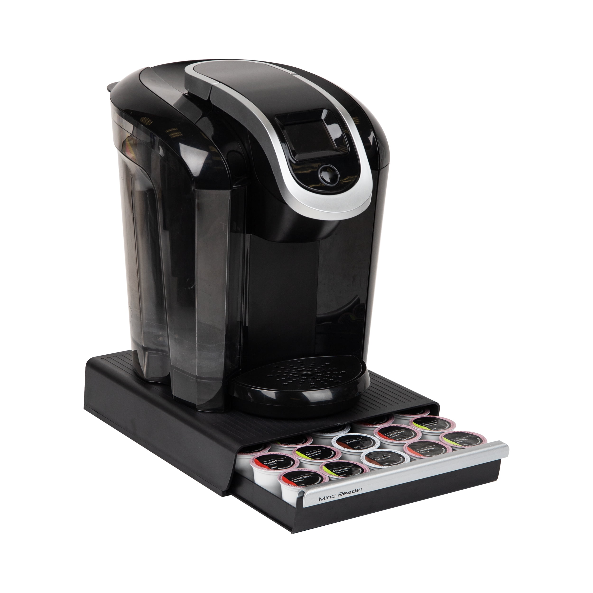 Keurig Space Saver Under Brewer Storage Drawer Holds 35 K Cup Pods Black Walmart