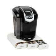 Mind Reader Single Serve Coffee Pod Organizer with 3 Drawers, 36 Pod Capacity, White 1 per Pack
