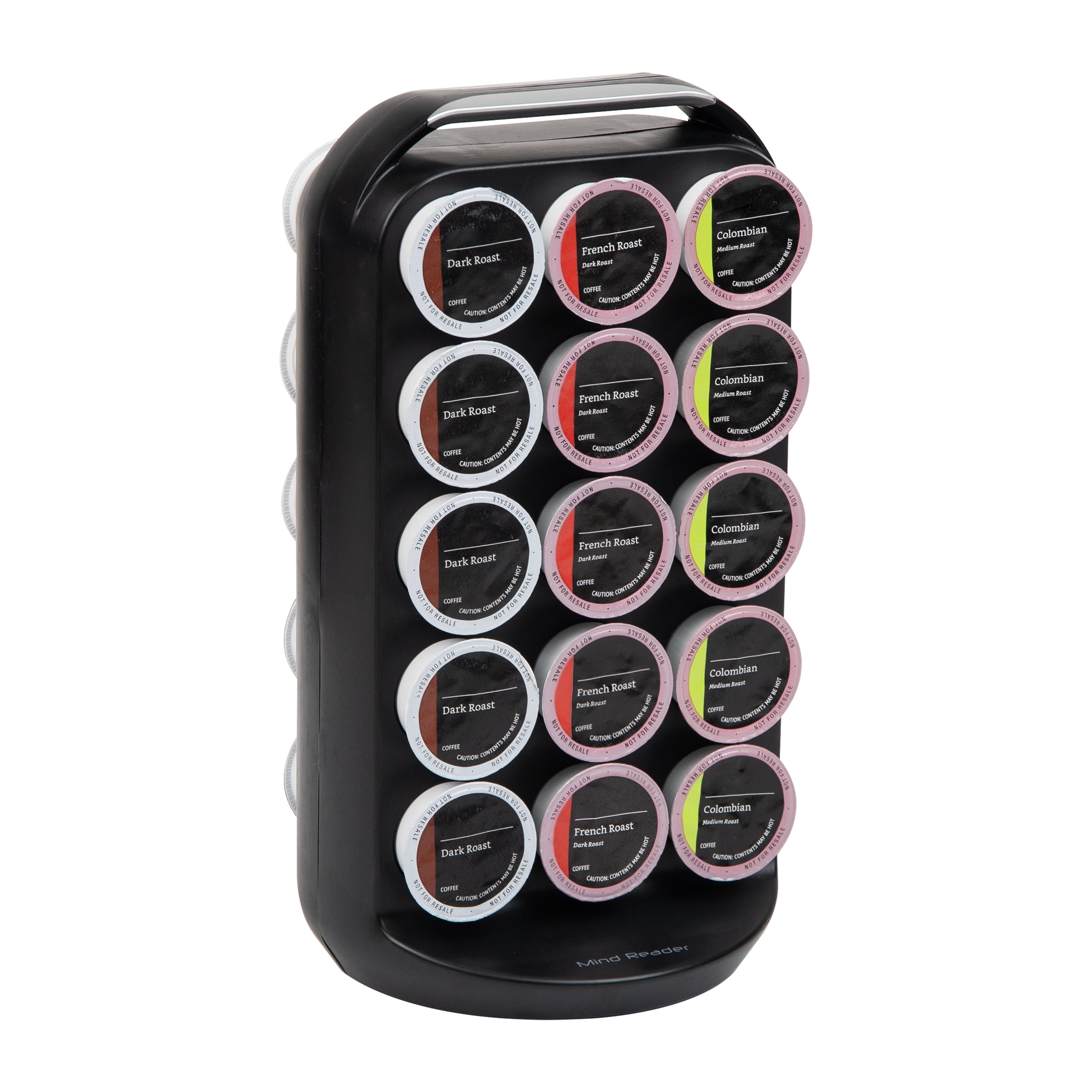 Black High Impact Polystyrene Coffee Pod Holder for 30 Capsules