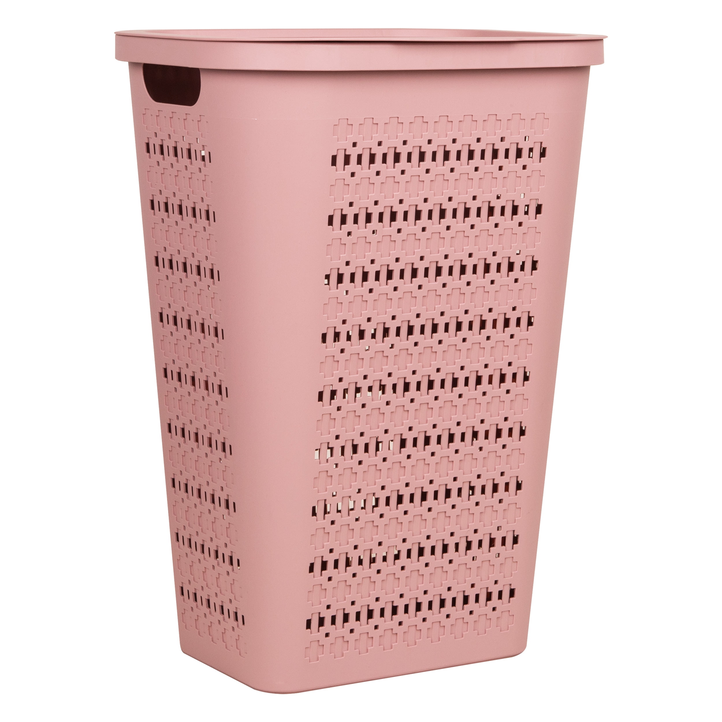 Mind Reader Slim Tapered Laundry Hamper with Lid, Clothes Basket