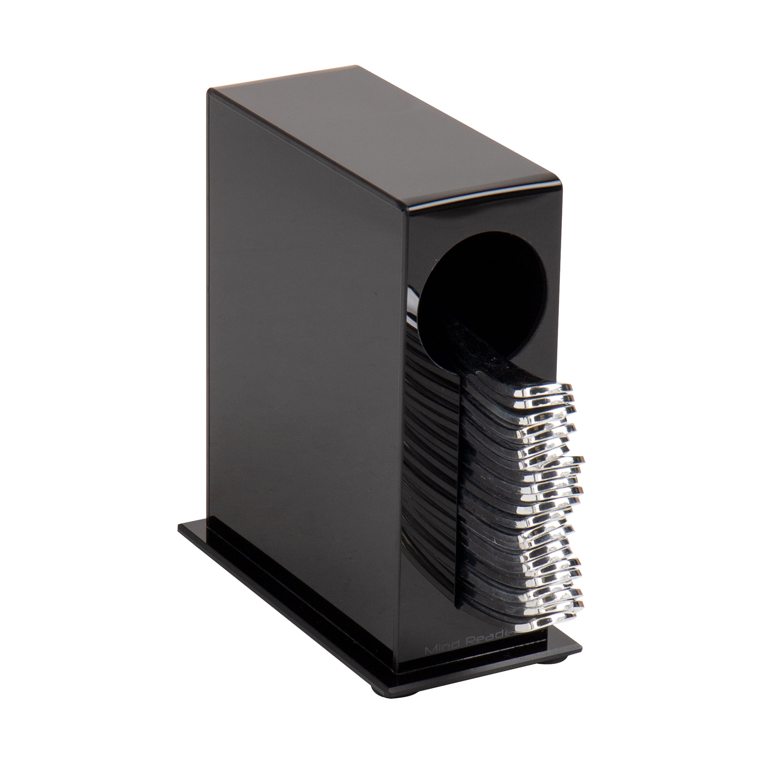 Mind Reader Utensil Dispenser, Silverware Organizer, Plastic Fork