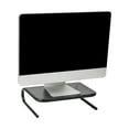 thumbnail image 1 of Mind Reader Vented 11 x 14.5 x 4.5 Metal Monitor Stand, Black, 1 of 6