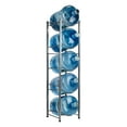 thumbnail image 1 of Mind Reader Water Jug Stand, Holds five 5 Gallon Jugs, Water Cooler, Rack, Metal, Silver, 1 of 8