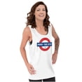 thumbnail image 1 of Mind The God Metro Pun Religion Tank Top T Shirts Men Women Brisco Brands S, 1 of 6