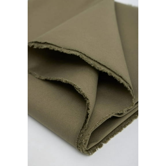 Mind The MAKER Fargo Cotton Canvas Fabric Olive - per yard