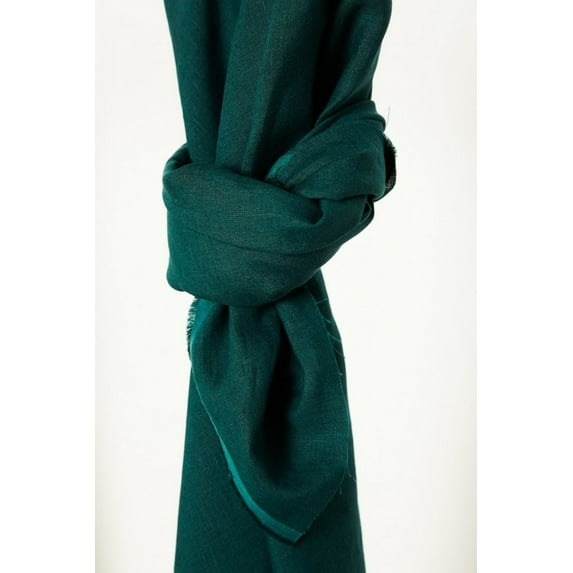 Mind The MAKER Nisa Softened Linen Fabric Bottle Green - per yard