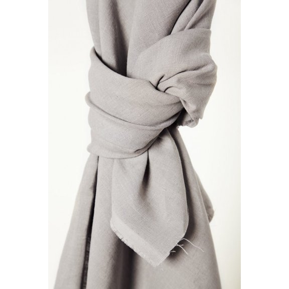 Mind The MAKER Nisa Softened Linen Fabric Stone - per yard