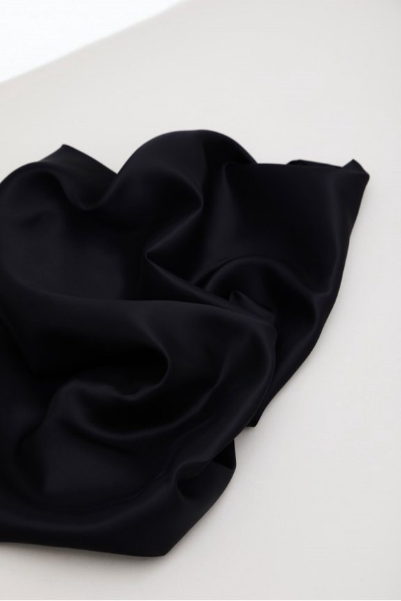 Viscose Twill Lining Fabric Dark Navy - per yard